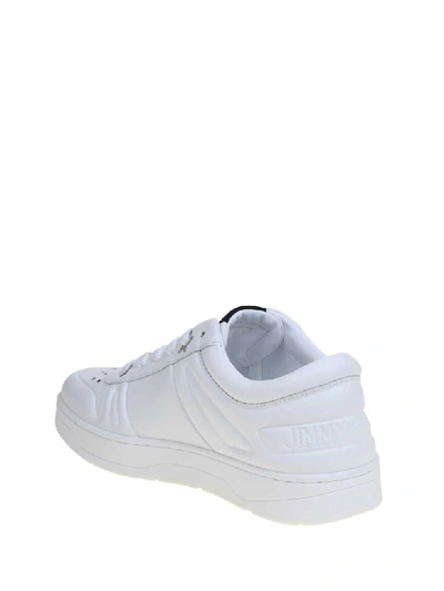 Shop Jimmy Choo Sneakers Hawaii / M White Leather