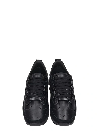 Shop Dsquared2 251 Sneakers In Black Leather