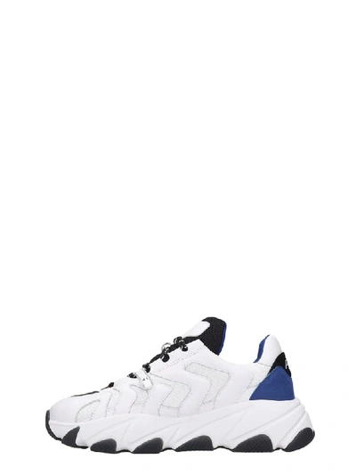 Shop Ash Eagle Sneakers In White Leather And Fabric