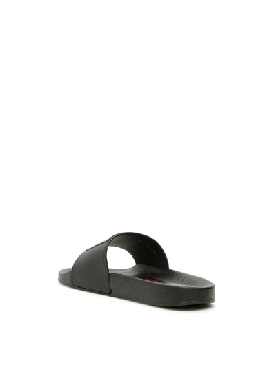 Shop Valentino Undercover Slides In Nero (black)