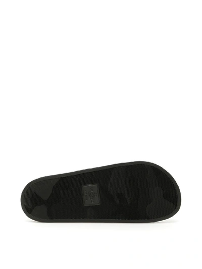 Shop Valentino Undercover Slides In Nero (black)