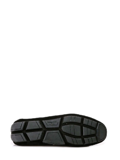 Shop Ferragamo Parigi 20 Loafer In Black