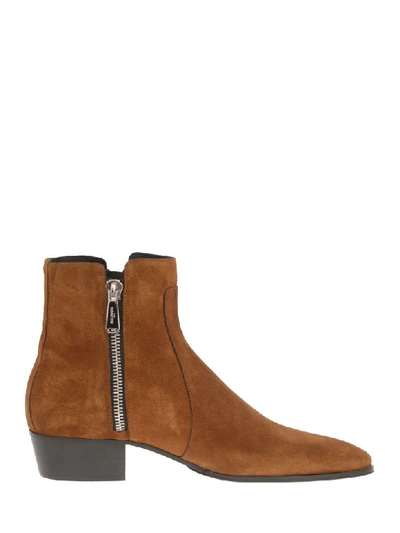 Shop Balmain Paris Boots In Brown