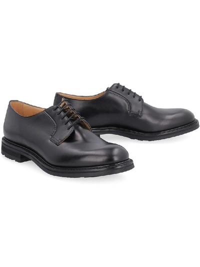 Shop Church's Woodbridge Leather Lace-up Shoes In Black