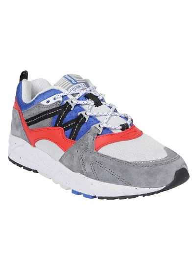 Shop Karhu Sneakers In Grigio/arancio/royal