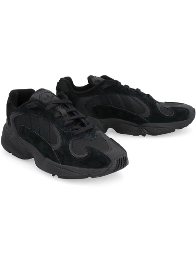 Shop Adidas Originals Yung-1 Low-top Sneakers In Black
