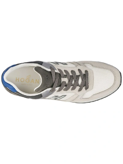 Shop Hogan H321 Sneakers In Bianco,avorio,grigio