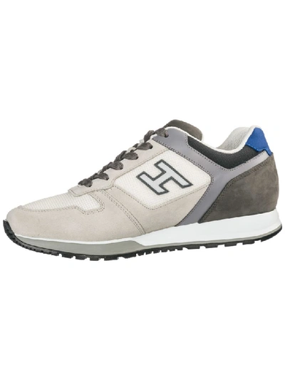 Shop Hogan H321 Sneakers In Bianco,avorio,grigio