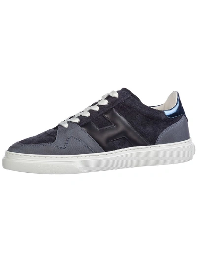 Shop Hogan H365 Sneakers In Blu
