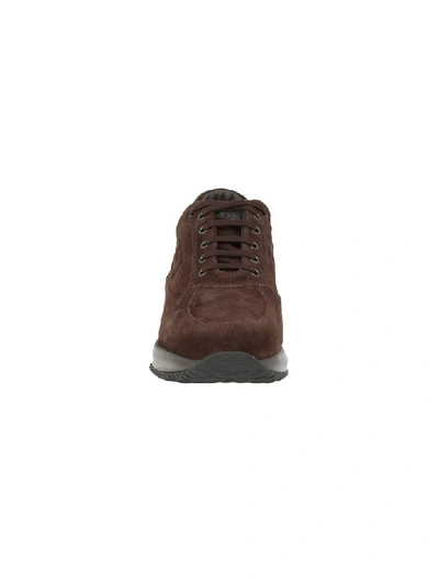 Shop Hogan Interactive Shoe In Ebano