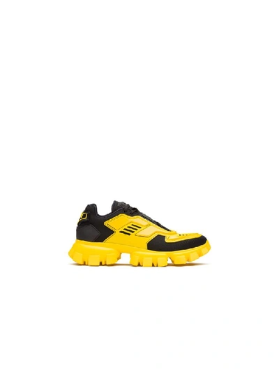 Shop Prada Laced Cloudbust Thunder In Z Black Yellow