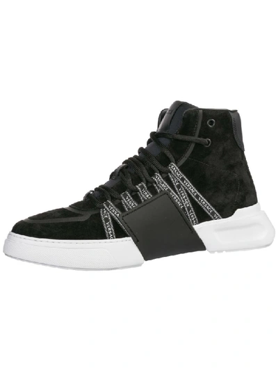 Shop Versace Keira High-top Sneakers In Nero