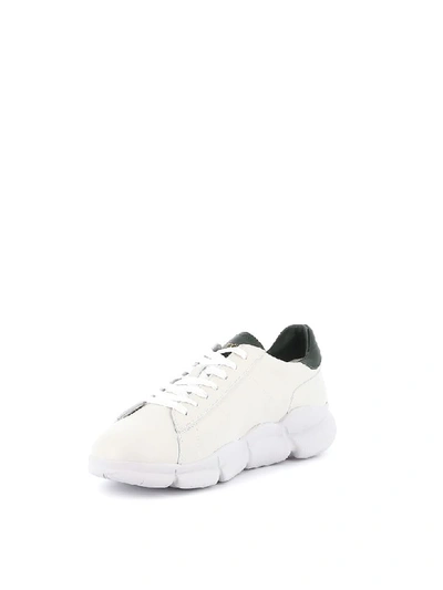 Shop Rov Sneaker Suede Leather In White