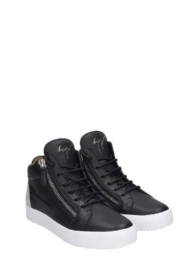 Shop Giuseppe Zanotti Kriss Spot Sneakers In Black Leather