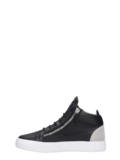 Shop Giuseppe Zanotti Kriss Spot Sneakers In Black Leather