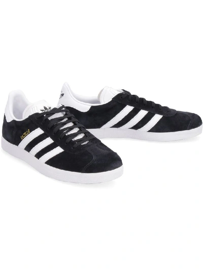 Shop Adidas Originals Gazelle Suede Sneakers In Black