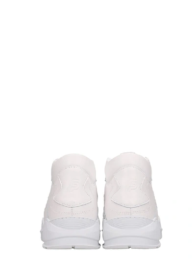 Shop Filling Pieces White Leather Lay Up Ices Sneakers