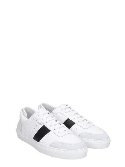 Shop Axel Arigato Dunk Sneakers In White Leather