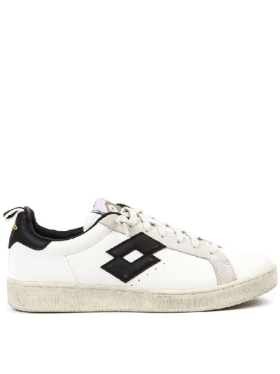 Shop Lotto Leggenda White Autograph Leather Sneaker