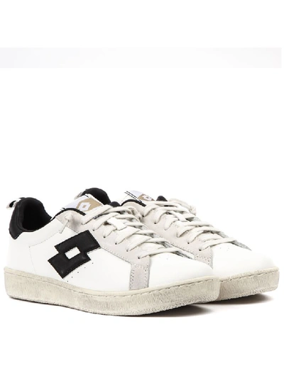 Shop Lotto Leggenda White Autograph Leather Sneaker