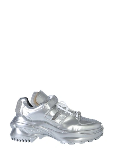 Shop Maison Margiela Artisanal Sneakers In Argento