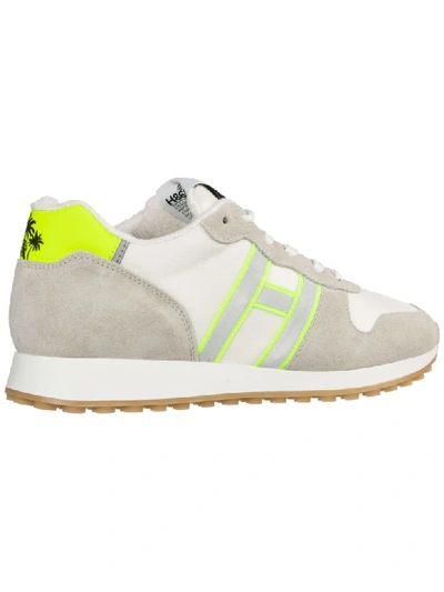 Shop Hogan H383 Sneakers In Bianco,avorio,giallo