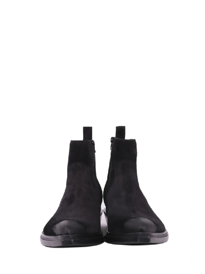 Shop Balenciaga Black Suede Boots