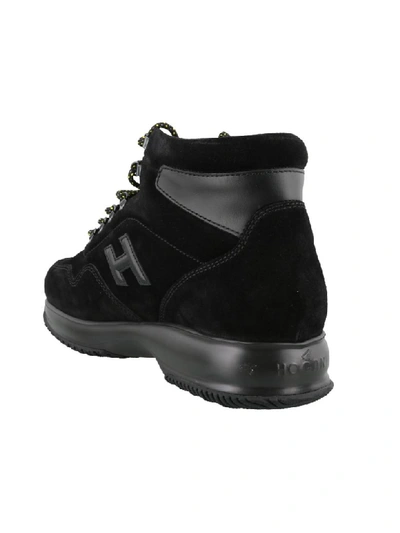 Shop Hogan Boots Interactive In Black