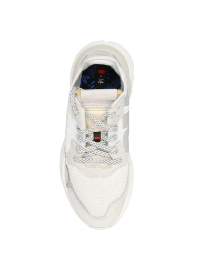 Shop Adidas Originals Nite Jogger Sneakers In Crystal White (white)