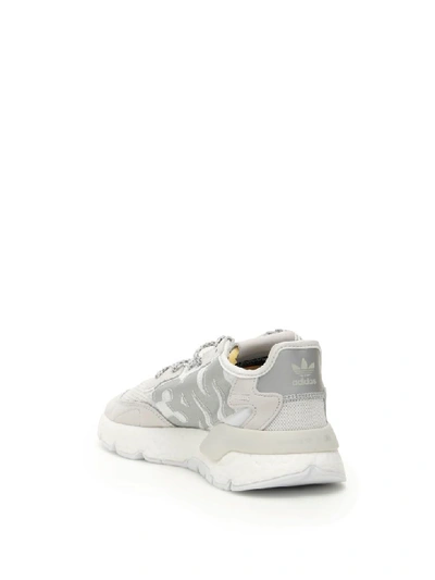 Shop Adidas Originals Nite Jogger Sneakers In Crystal White (white)