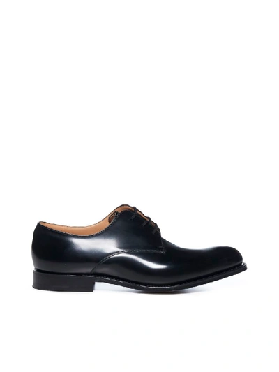 Shop Church's Laced Shoes In Black