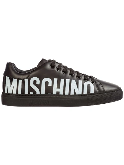 Shop Moschino Lucy Sneakers In Nero