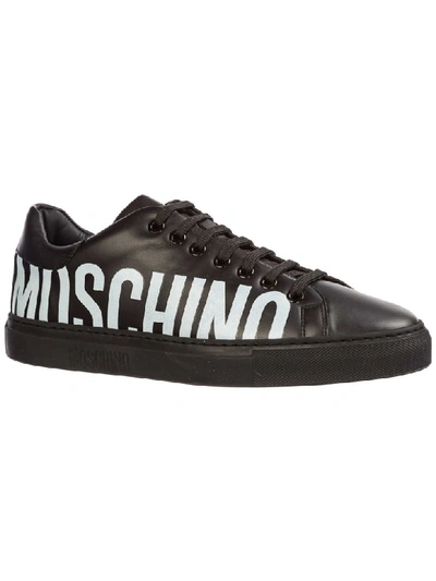 Shop Moschino Lucy Sneakers In Nero