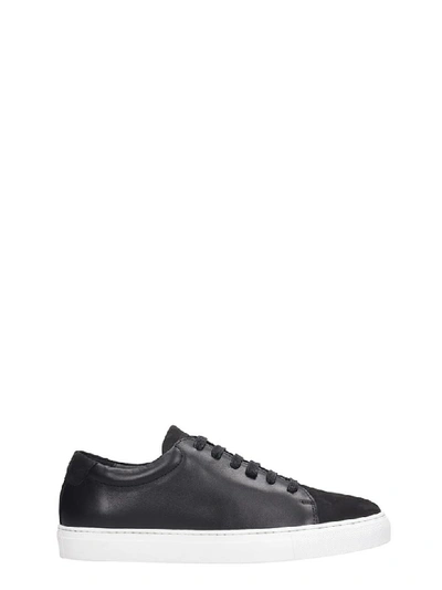 Shop National Standard Sneakers In Black Suede And Leather