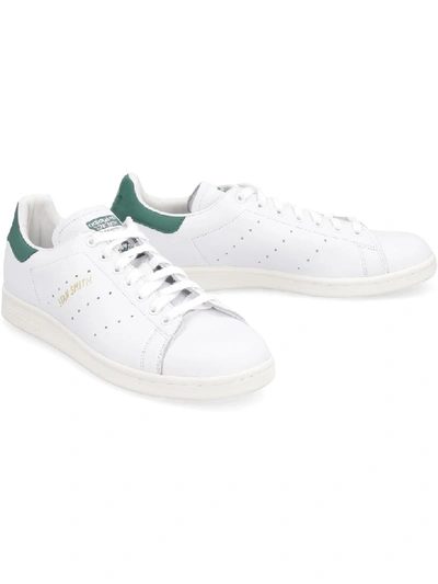 Shop Adidas Originals Stan Smith Leather Sneakers In White