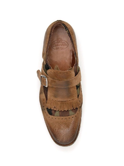 Shop Church's Shanghai Monk Strap In Sigar Mimetic (brown)