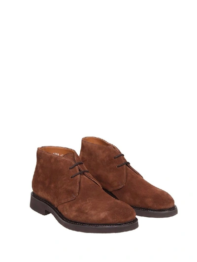 Shop Doucal's Suede Ankle Boot