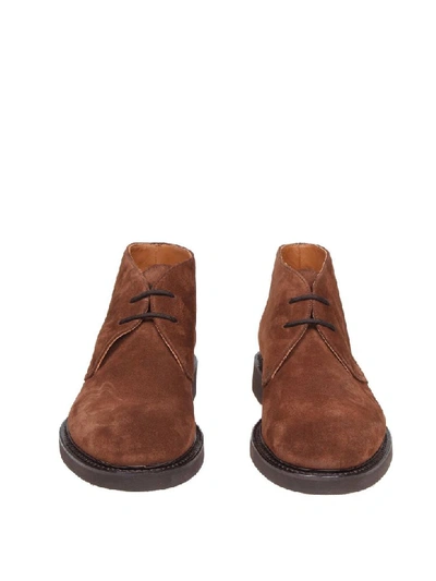 Shop Doucal's Suede Ankle Boot