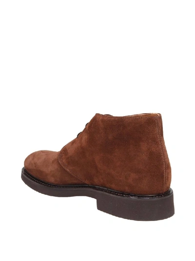 Shop Doucal's Suede Ankle Boot