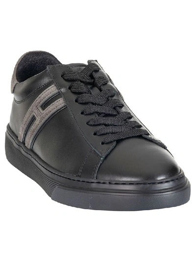 Shop Hogan H365 Sneakers In Black