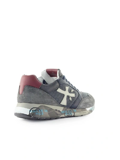 Shop Premiata Zaczac 4070 Sneaker In Blu/grigio (grey)