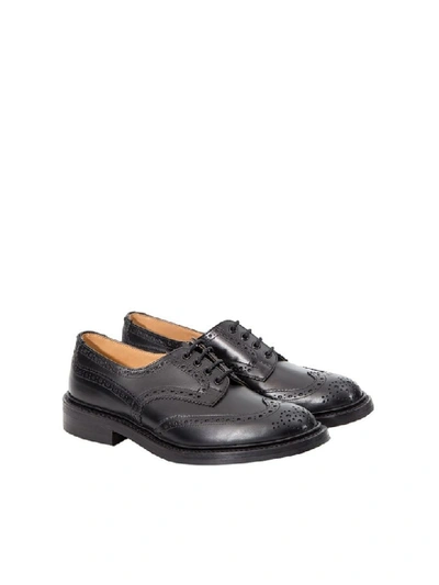 Shop Tricker's Bourton Laces Trickers In Black