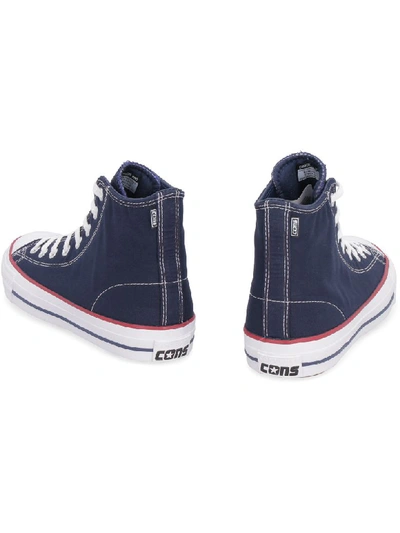 Shop Converse Ctas Pro Canvas High-top Sneakers In Blue