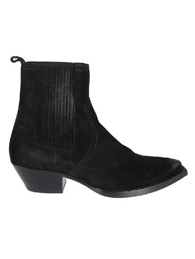 Shop Saint Laurent Lukas 40 Chelsea Boots In Black