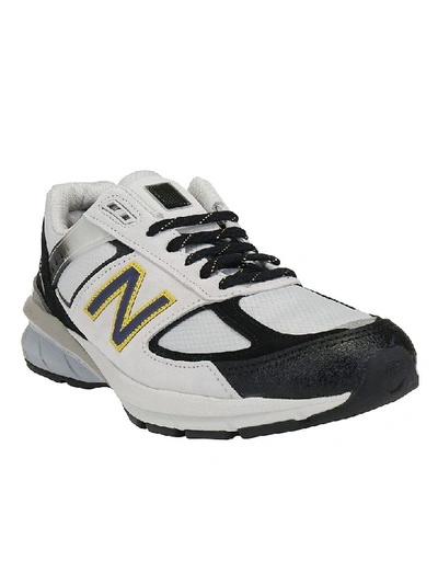 Shop New Balance 990 Lifestyle Sneakers In Silver/black