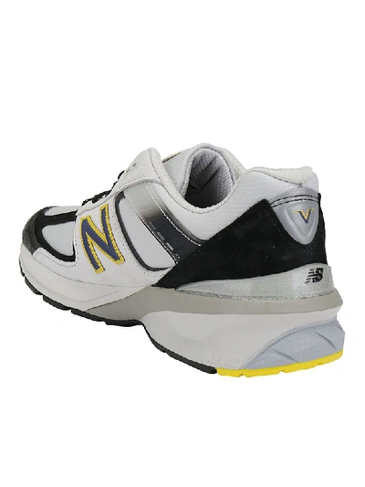 Shop New Balance 990 Lifestyle Sneakers In Silver/black