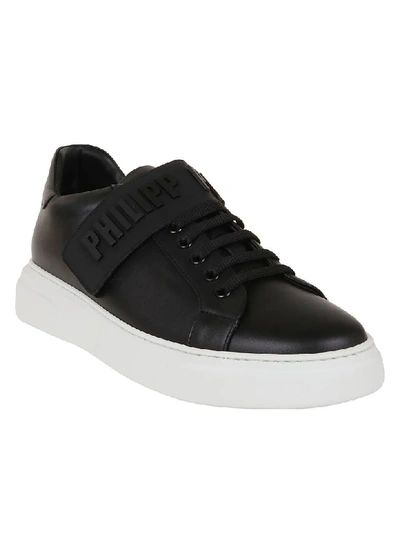 Shop Philipp Plein Lo-top Sneaker In Black