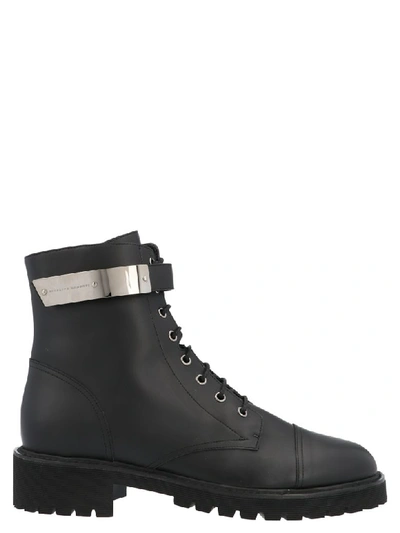 Shop Giuseppe Zanotti Kommando 25 Shoes In Black
