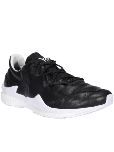 Shop Y-3 Adizero Runner Sneakers In Black