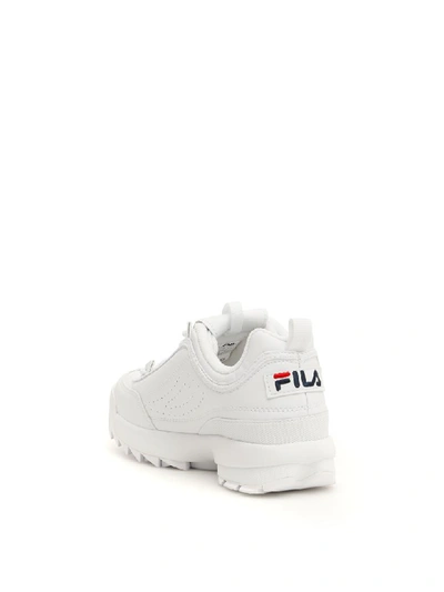 Shop Fila Disruptor Sneakers In White (white)